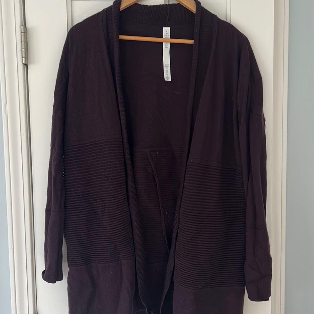 Lululemon Merino Wool Shawl Sweater